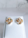 Clover Earrings - Silver, Gold Plated