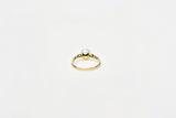 Pearl Ring, Uniform Gold Plated Beads