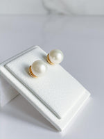 Gold Plated Pearl Earrings